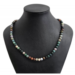 Collier jaspe Ocean 6mm