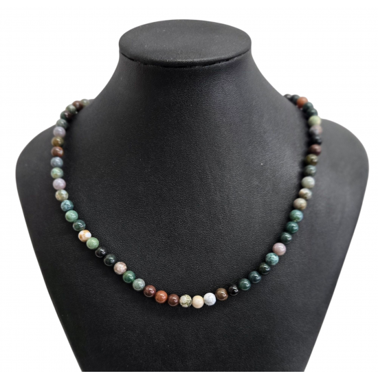 Ocean jasper necklace 6mm
