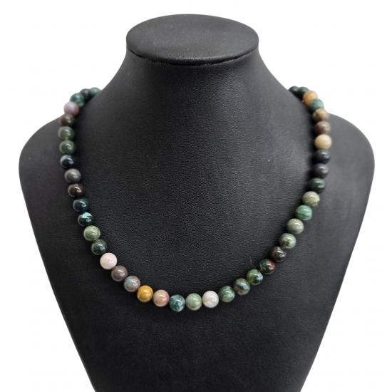 Ocean jasper necklace 8mm