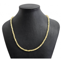 Rutile quartz necklace 4mm