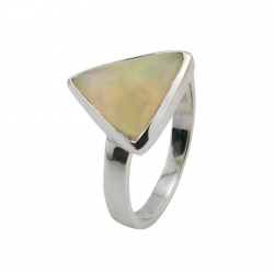 Bague opal d'ethiopie argent
