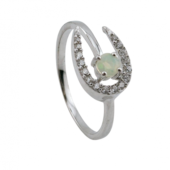 Ring Ethiopian Opal Sterling Silver