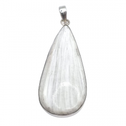 pendant scolecite silver