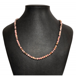 rhodochrosite necklace 4mm