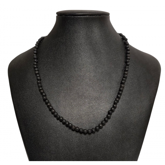 lava rock necklace 4mm