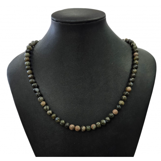 Liberite necklace 6mm