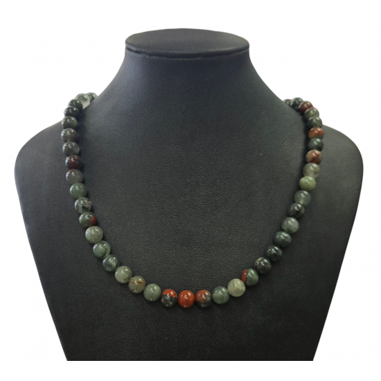 heliotrope jasper necklace 8mm