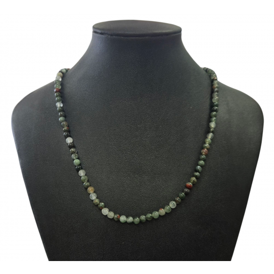 heliotrope jasper necklace 4mm