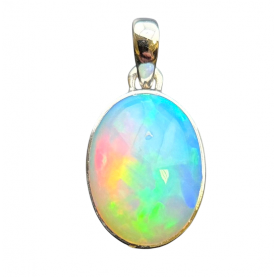 Sterling Silver Ethiopian Opal pendant
