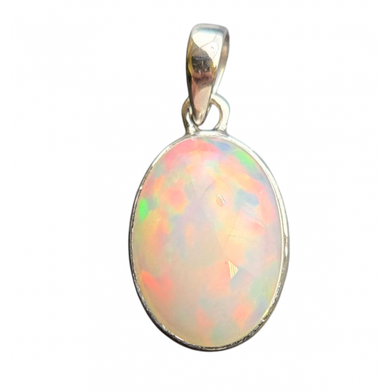 Sterling Silver Ethiopian Opal pendant