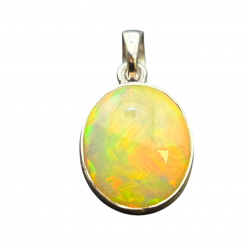 Sterling Silver Ethiopian Opal pendant