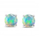 Sterling Silver Ethiopian Opal Earrings Sterling Silver Ethiopian Opal Earrings