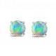 Sterling Silver Ethiopian Opal Earrings Sterling Silver Ethiopian Opal Earrings