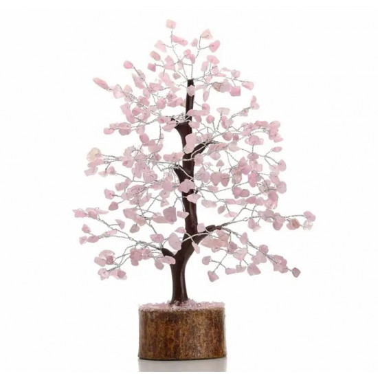 tree Rose quartz 23cm tree Rose quartz 23cm