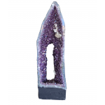 amethyst geode open with calcite 40"