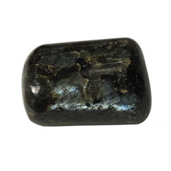 Tumbled Stone Black larvikite