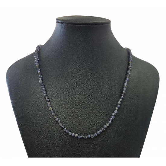Iolite necklace 4mm