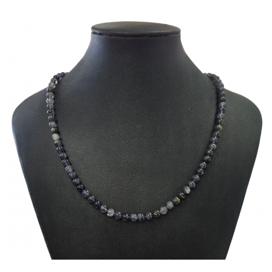 Iolite necklace 6mm