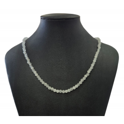 White quartz necklace 4mm