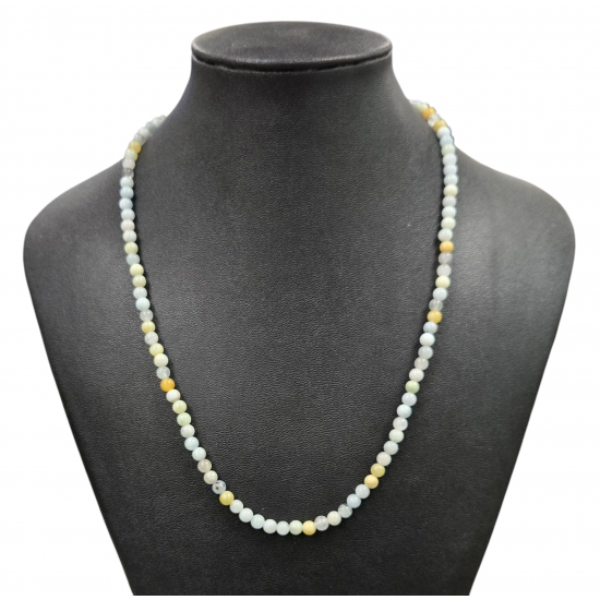 aquamarine necklace 4mm