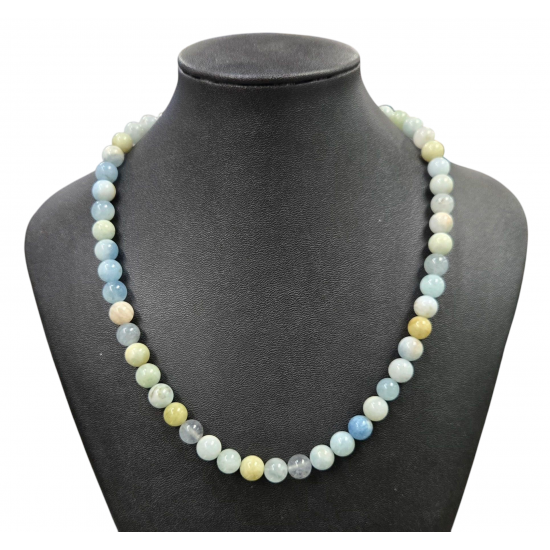 aquamarine necklace 8mm