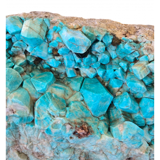 Amazonite - mica - clevandite