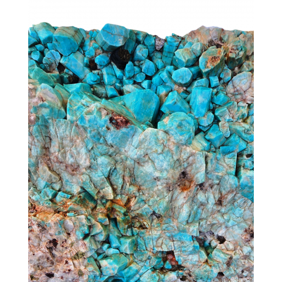 Amazonite - mica - clevandite