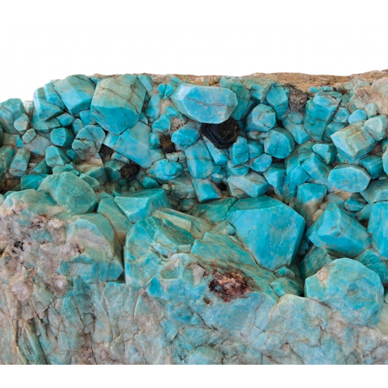 Amazonite - mica - clevandite