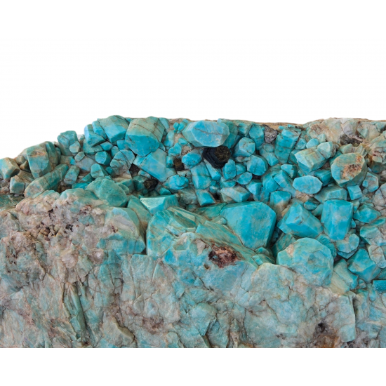 Amazonite - mica - clevandite