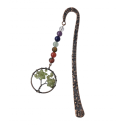 bookmark 7 chakras peridot