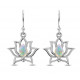 Sterling Silver Ethiopian Opal Earrings