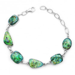 Opal Bracelet Silver