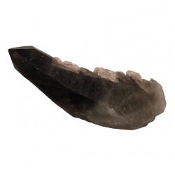 smoky quartz - feldspath