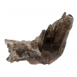 smoky quartz - feldspath