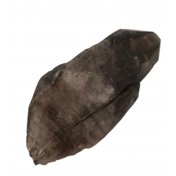 smoky quartz - fluorite