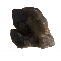 smoky quartz - feldspath