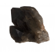 smoky quartz - feldspath