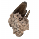smoky quartz - feldspath