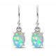 Sterling Silver Ethiopian Opal Earrings Sterling Silver Ethiopian Opal Earrings