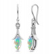 Sterling Silver Ethiopian Opal Earrings Sterling Silver Ethiopian Opal Earrings