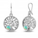 Sterling Silver Ethiopian Opal Earrings Sterling Silver Ethiopian Opal Earrings