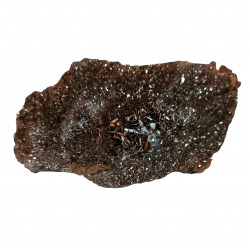 Hematite after smoky quartz