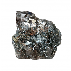 Hematite after smoky quartz