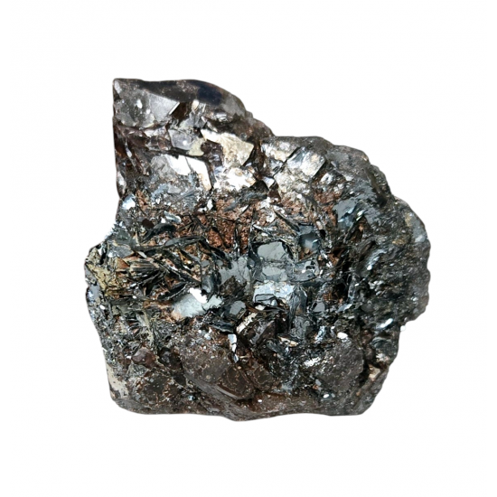 Hematite after smoky quartz
