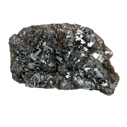 Hematite after smoky quartz