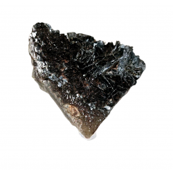 Hematite after smoky quartz