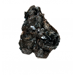 Hematite after smoky quartz