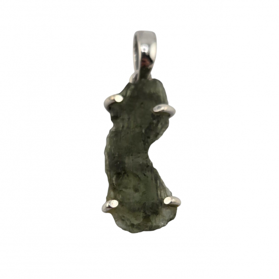 pendant moldavite Sterling Silver