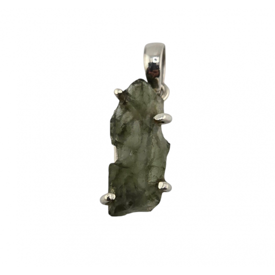 pendant moldavite Sterling Silver