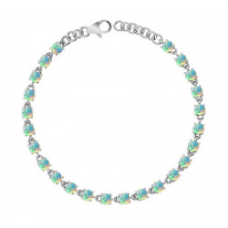 Ethiopian Opal Bracelet Silver